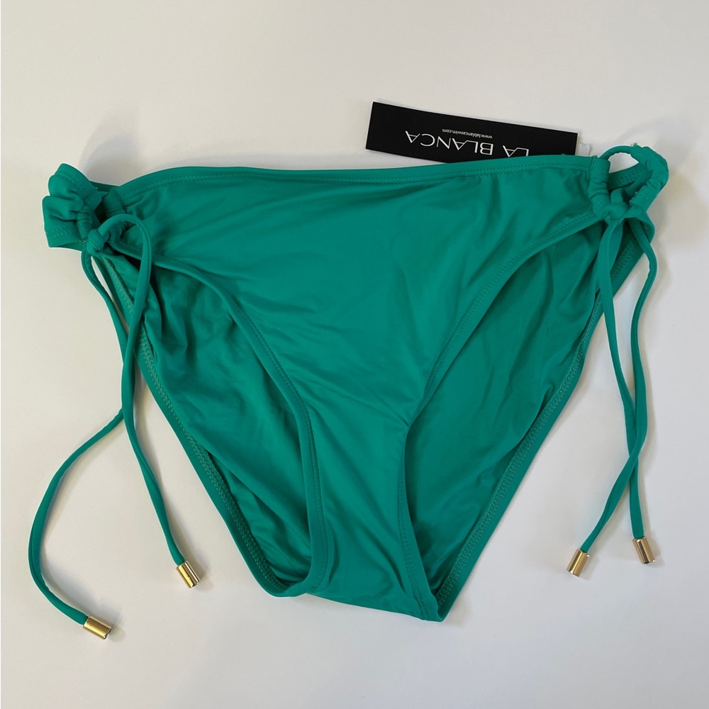 Bikini Bottom Side Tie Hipster - La Blanca